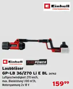 Salzburger Lagerhaus Laubbläser GP-LB 36/270 Li E BL Angebot