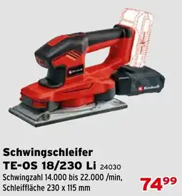 Salzburger Lagerhaus Schwingschleifer TE-OS 18/230 Li Angebot