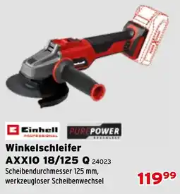 Salzburger Lagerhaus Winkelschleifer AXXIO 18/125 Q Angebot