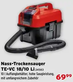 Salzburger Lagerhaus Nass-Trockensauger TE-VC 18/10 Li Angebot