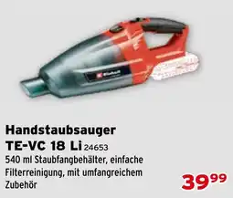 Salzburger Lagerhaus Handstaubsauger TE-VC 18 Li Angebot