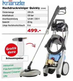Salzburger Lagerhaus kränzle Hochdruckreiniger Quickly Angebot