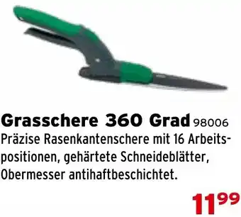 Grasschere 360 Grad