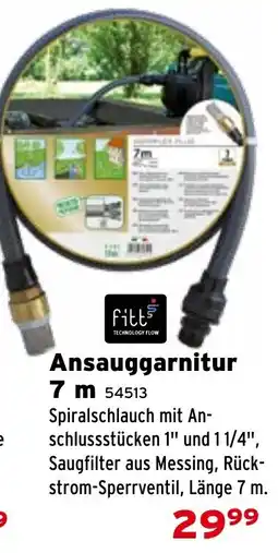 Salzburger Lagerhaus Ansauggarnitur 7m Angebot