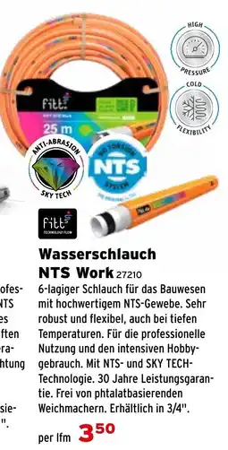 Salzburger Lagerhaus Wasserschlauch NTS Work Angebot