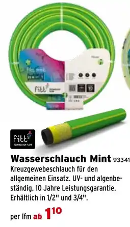 Salzburger Lagerhaus Wasserschlauch Mint Angebot