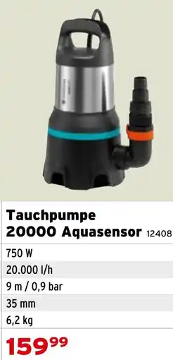 Salzburger Lagerhaus Tauchpumpe 20000 Aquasensor Angebot