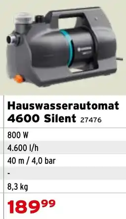 Salzburger Lagerhaus Hauswasserautomat 4600 Silent Angebot