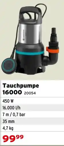 Salzburger Lagerhaus Tauchpumpe 16000 Angebot