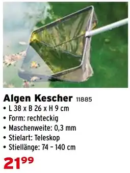 Salzburger Lagerhaus Algen Kescher Angebot