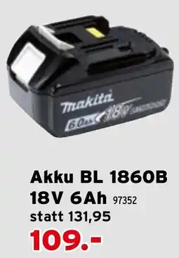 Salzburger Lagerhaus Akku BL 1860B 18V 6Ah Angebot