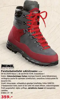 Salzburger Lagerhaus MEINDL Forstschutzstiefel Airstream Angebot