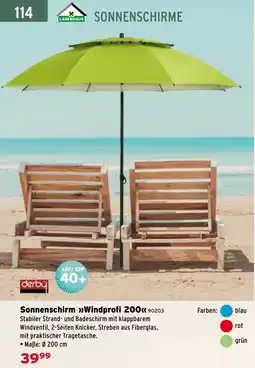 Salzburger Lagerhaus Sonnenschirm Windprofi 200 Angebot