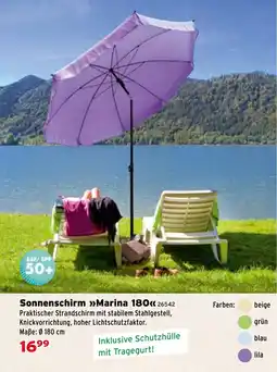 Salzburger Lagerhaus Sonnenschirm Marina 180 Angebot