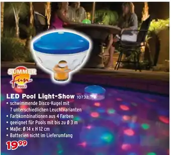 Salzburger Lagerhaus LED Pool Light-Show Angebot