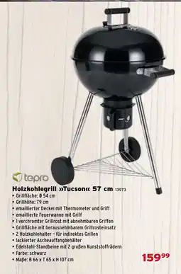 Salzburger Lagerhaus Holzkohlegrill Tucson 57 cm Angebot