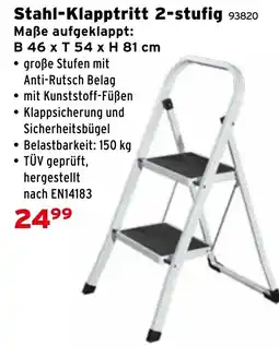 Salzburger Lagerhaus Stahl-Klapptritt 2-stufig Angebot