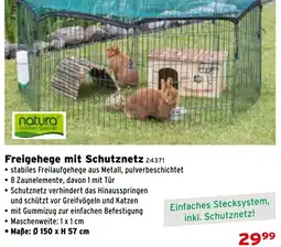 Salzburger Lagerhaus Freigehege mit Schutznetz Angebot