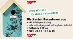 Salzburger Lagerhaus Nistkasten Rosenbaum Angebot