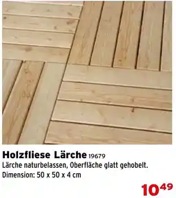 Salzburger Lagerhaus Holzfliese Lärche Angebot