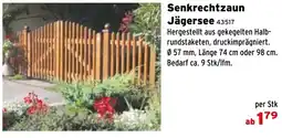 Salzburger Lagerhaus Senkrechtzaun Jägersee Angebot