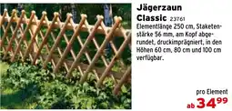 Salzburger Lagerhaus Jägerzaun Classic Angebot