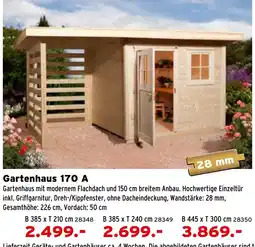 Salzburger Lagerhaus Gartenhaus 170 A Angebot