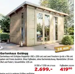 Salzburger Lagerhaus Gartenhaus Goldegg Angebot