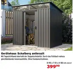 Salzburger Lagerhaus Gerätehaus Schafberg anthrazit Angebot