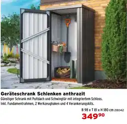 Salzburger Lagerhaus Geräteschrank Schlenken anthrazit Angebot