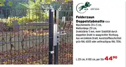 Salzburger Lagerhaus Felderzaun Doppelstabmatte Angebot