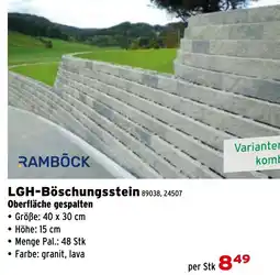 Salzburger Lagerhaus LGH-Böschungsstein Angebot