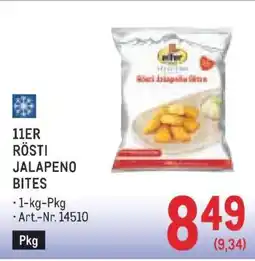 Metro 11er rösti jalapeno bites Angebot