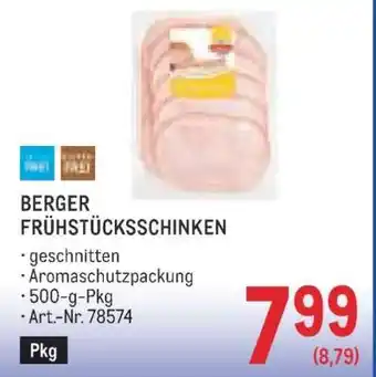 Berger Frühstücksschinken