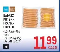 Metro Radatz puten-frankfurter Angebot