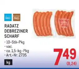Metro Radatz debreziner scharf Angebot