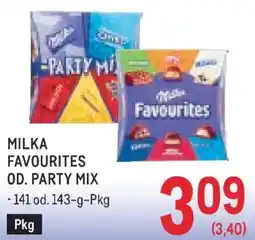 Metro Milka favourites od. party mix Angebot