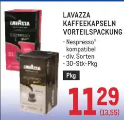 Metro Lavazza Kaffeekapseln Vorteilspackung Angebot