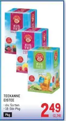 Metro Teekanne Eistee Angebot