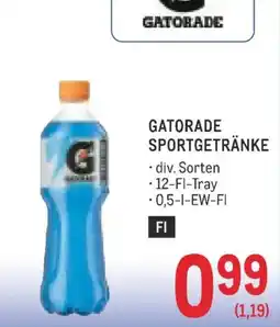 Metro Gatorade Angebot