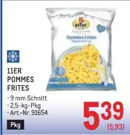 Metro 11er Pommes Frites Angebot