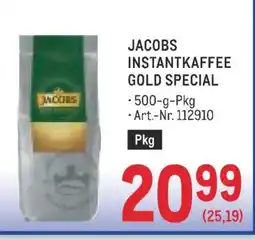 Metro Jacobs Instantkaffee Gold Special Angebot