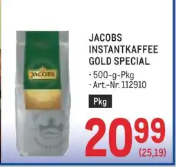 Metro Jacobs Instantkaffee Gold Special Angebot