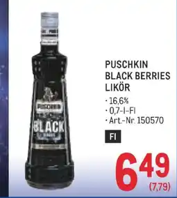 Metro Puschkin black berries likör Angebot
