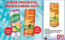 Metro Frucade orangenfruchtsaftlimonade od. gröbi orange-maracuja zuckerfrei Angebot