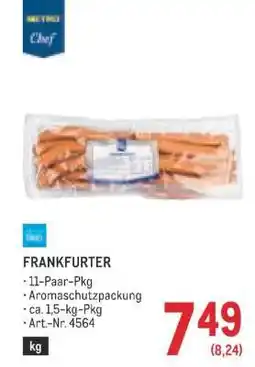 Metro FRANKFURTER Angebot