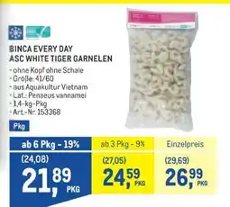 Metro BINCA EVERY DAY ASC WHITE TIGER GARNELEN Angebot