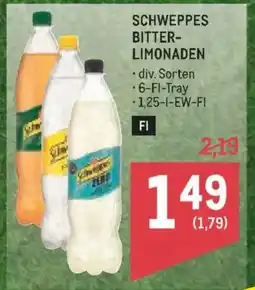 Metro Schweppes bitter-limonaden Angebot