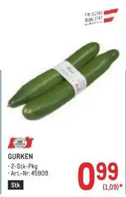 Metro Gurken Angebot