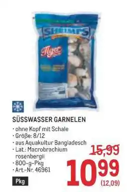 Metro SÜSSWASSER GARNELEN Angebot